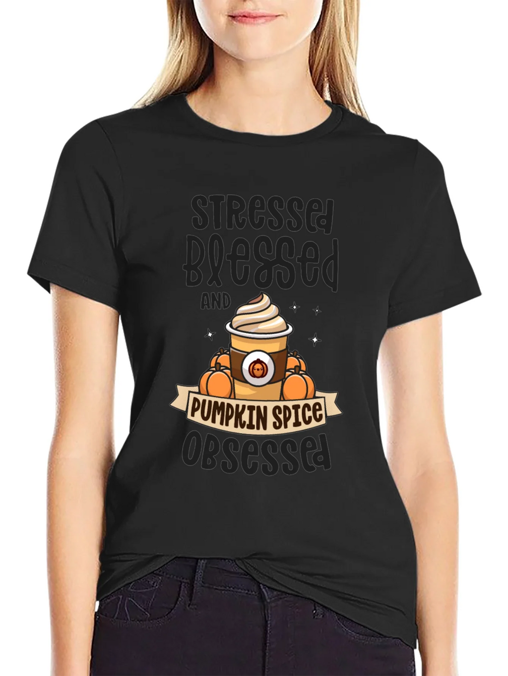 Pumpkin Spice Obsessed Graphic Tee - Fall Vibes product image 2
