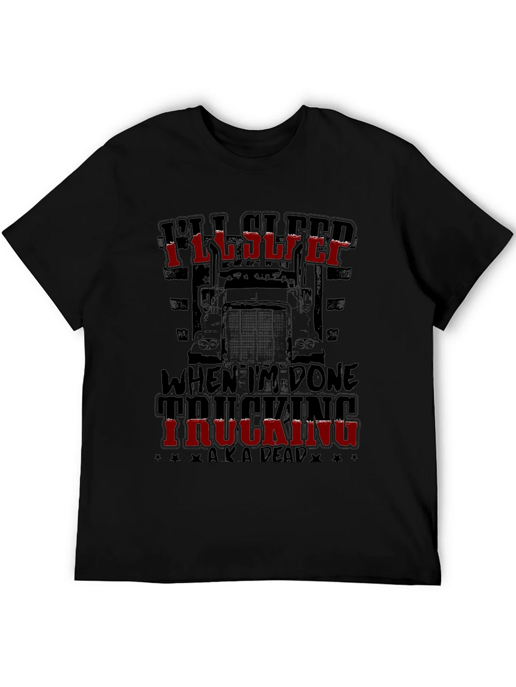 Ill Sleep When Im Done Trucking T-Shirt product image 4