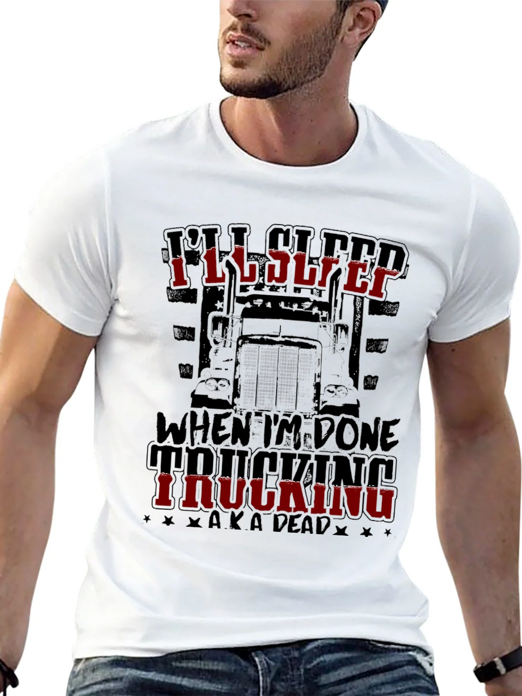 Ill Sleep When Im Done Trucking T-Shirt product image 9