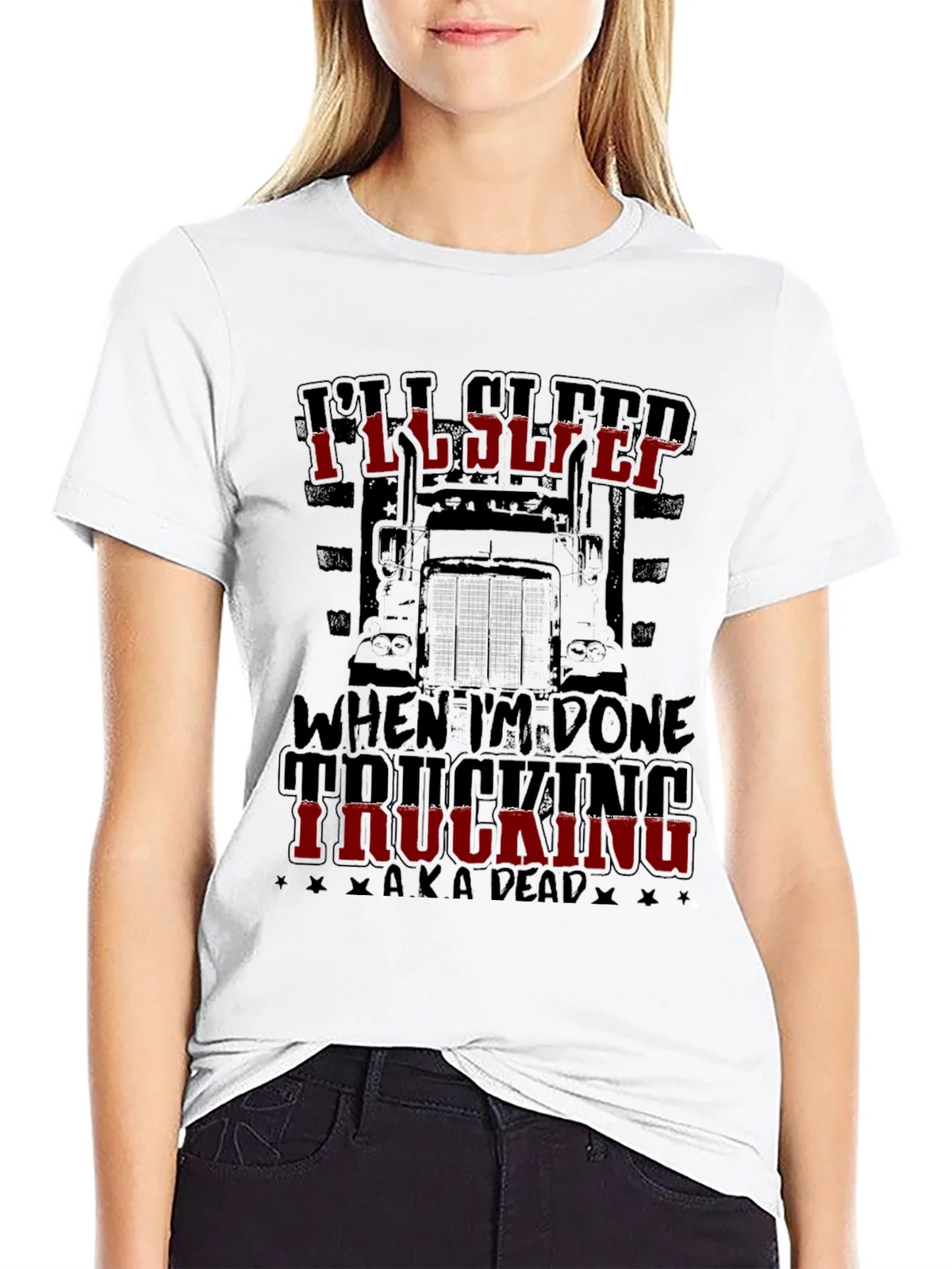 Ill Sleep When Im Done Trucking T-Shirt product image 6