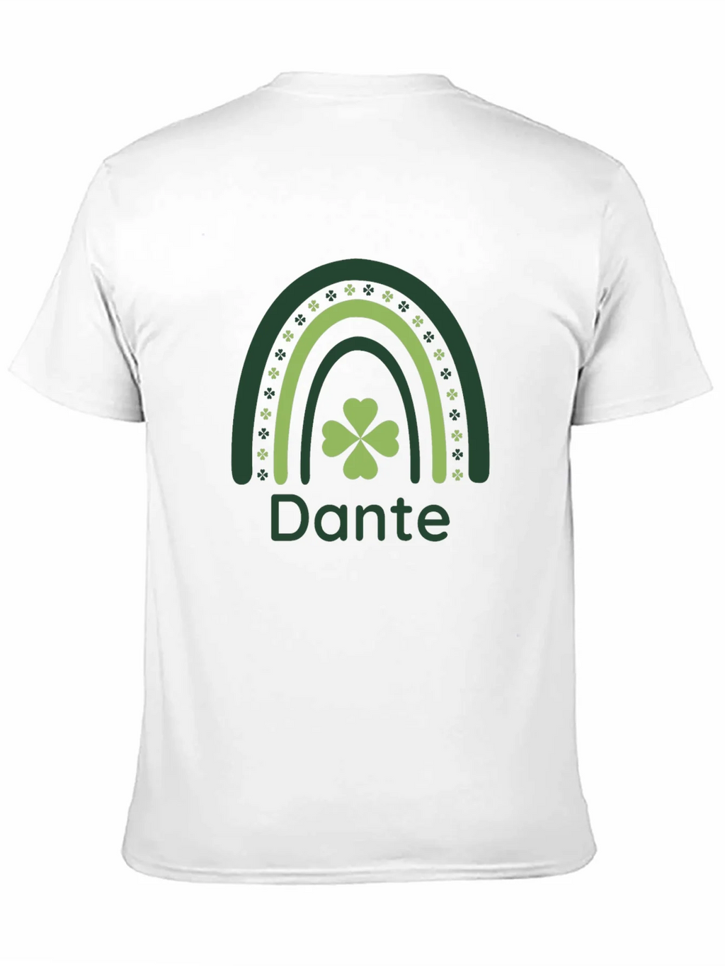 St. Patricks Day Dante Rainbow Clover T-Shirt product image 10