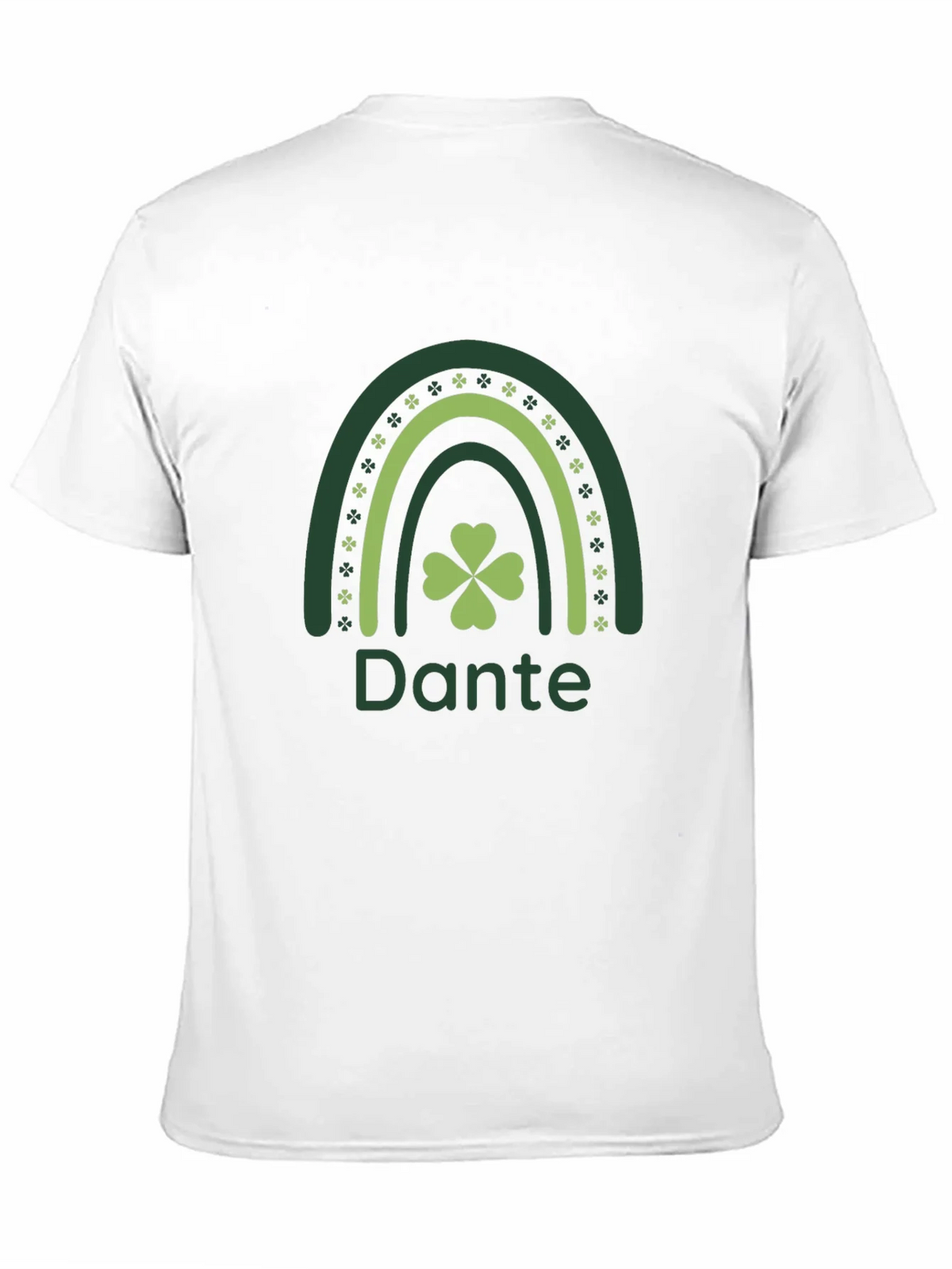 St. Patricks Day Dante Rainbow Clover T-Shirt product image 10