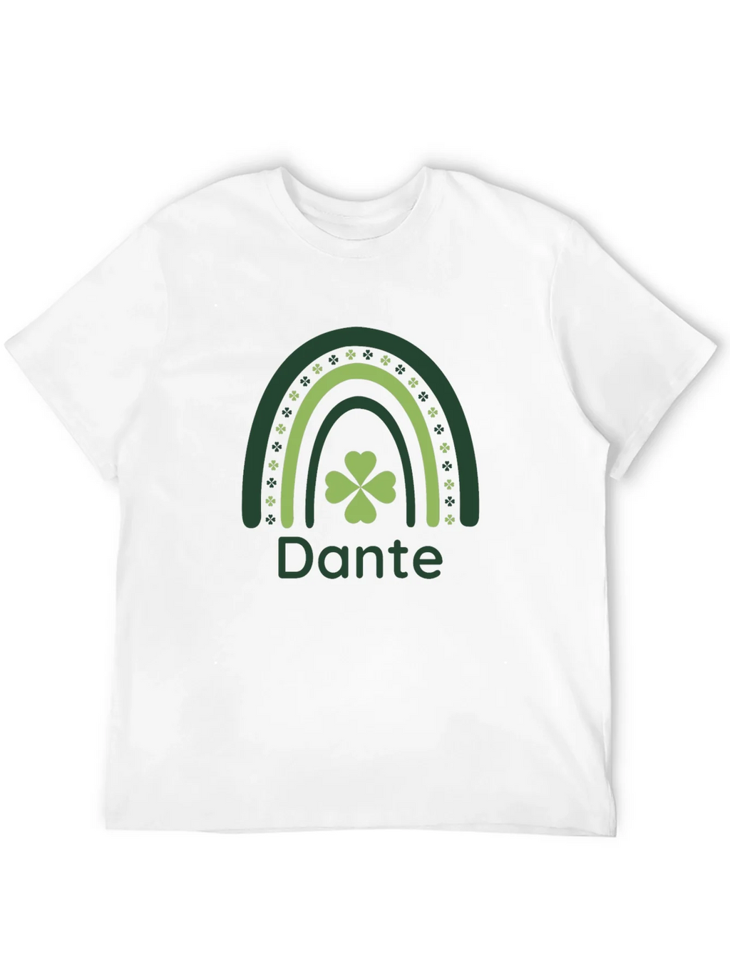 St. Patricks Day Dante Rainbow Clover T-Shirt product image 11