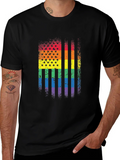 Rainbow Flag Stars Stripes T-Shirt product image 1
