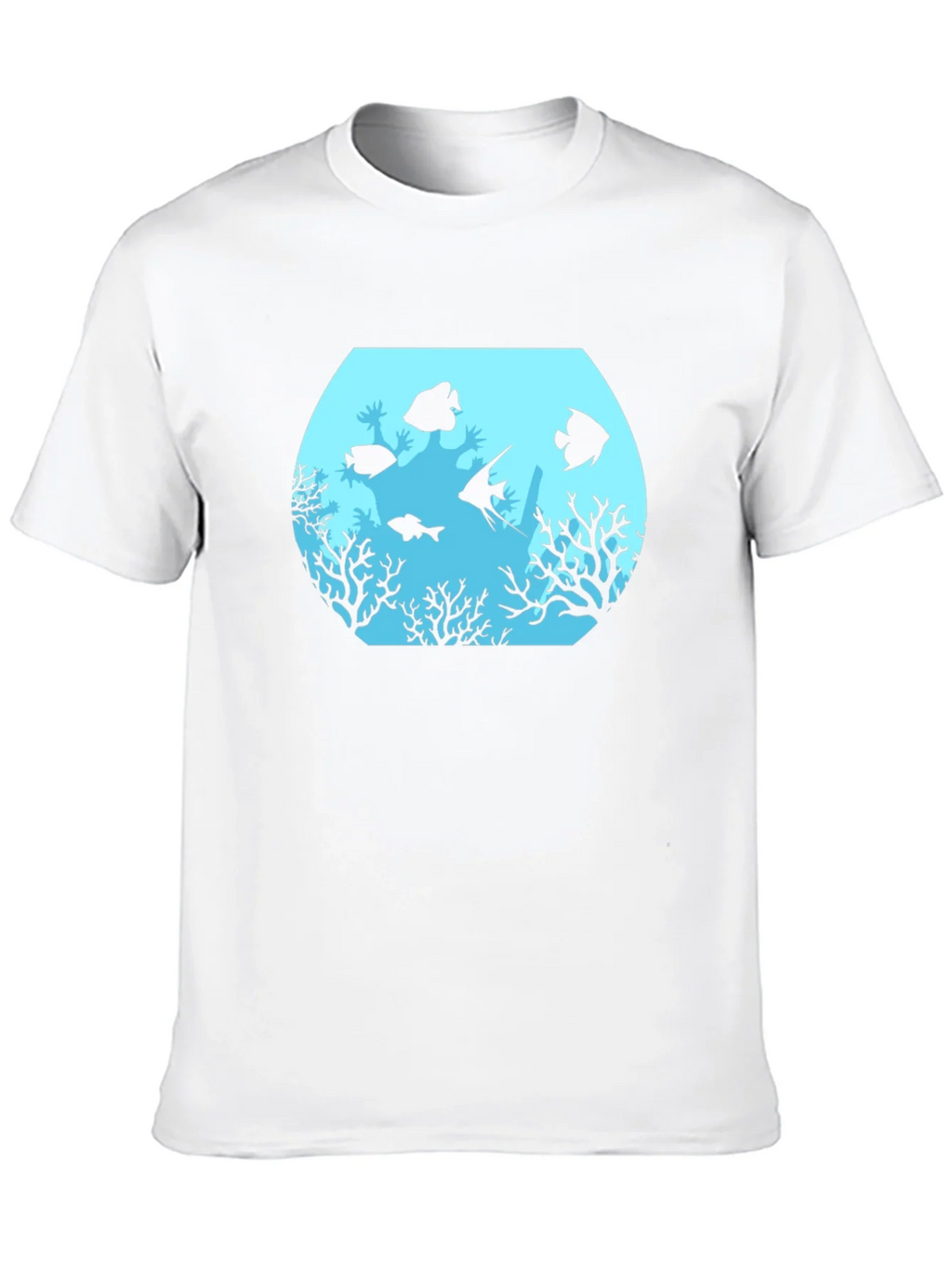 Aquarium Graphic Black T-Shirt product image 9