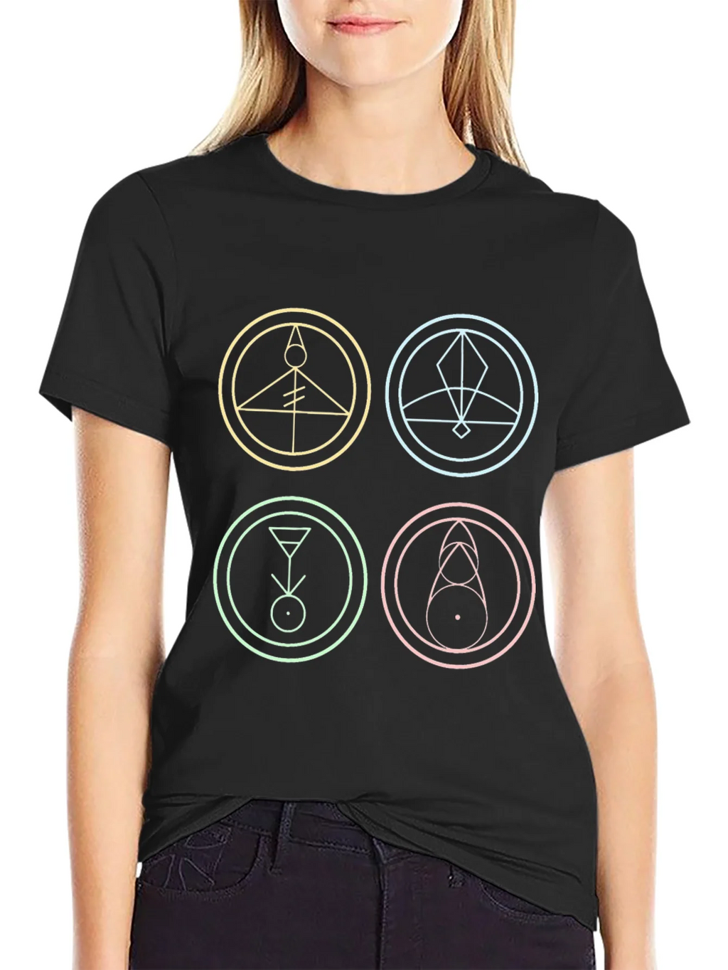 The Owl House Glyphs Black T-Shirt product image 2