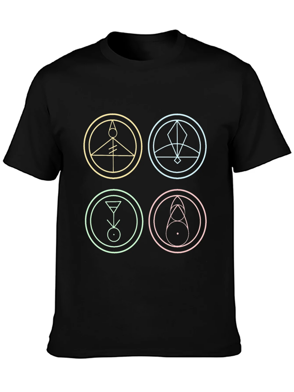 The Owl House Glyphs Black T-Shirt product image 3