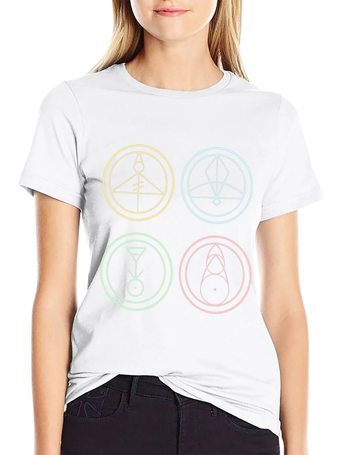 The Owl House Glyphs Black T-Shirt product image 8