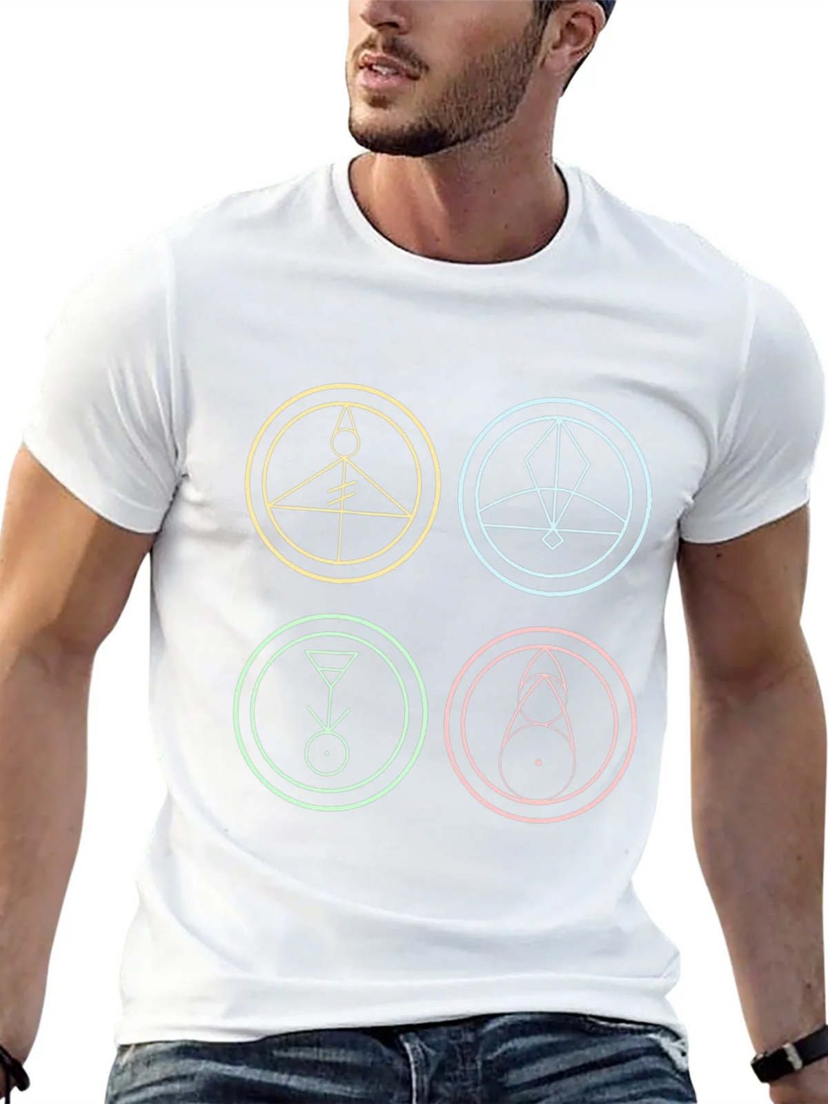 The Owl House Glyphs Black T-Shirt product image 12