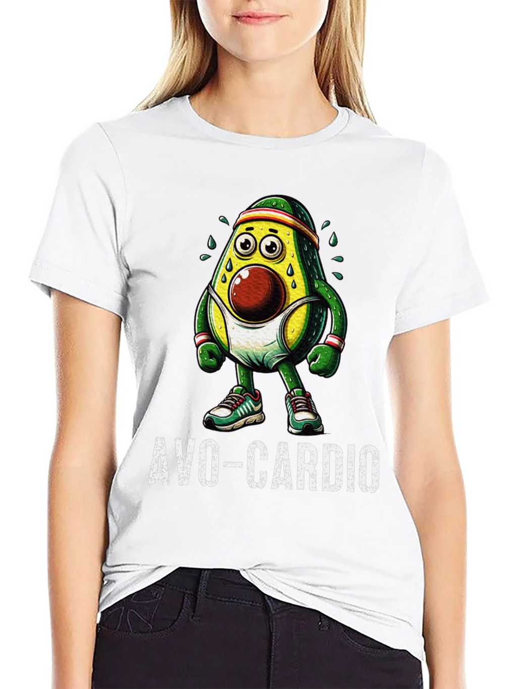 Avo-Cardio Funny Workout Graphic Tee product image 8