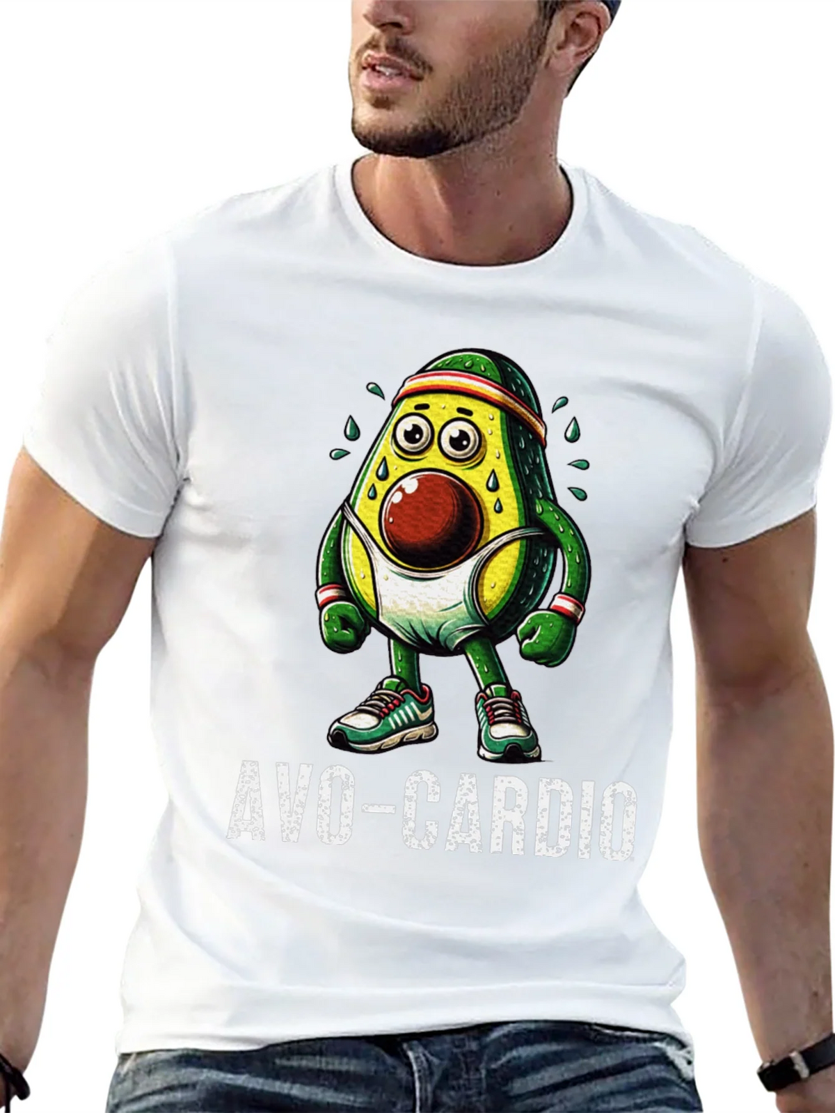 Avo-Cardio Funny Workout Graphic Tee product image 12