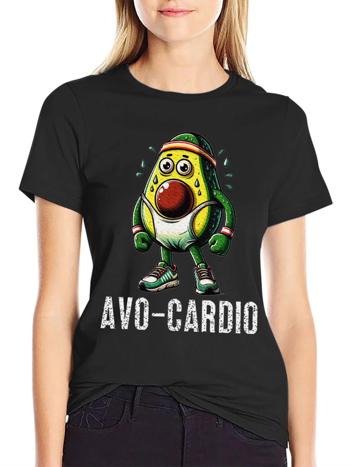 Avo-Cardio Funny Workout Graphic Tee product image 2