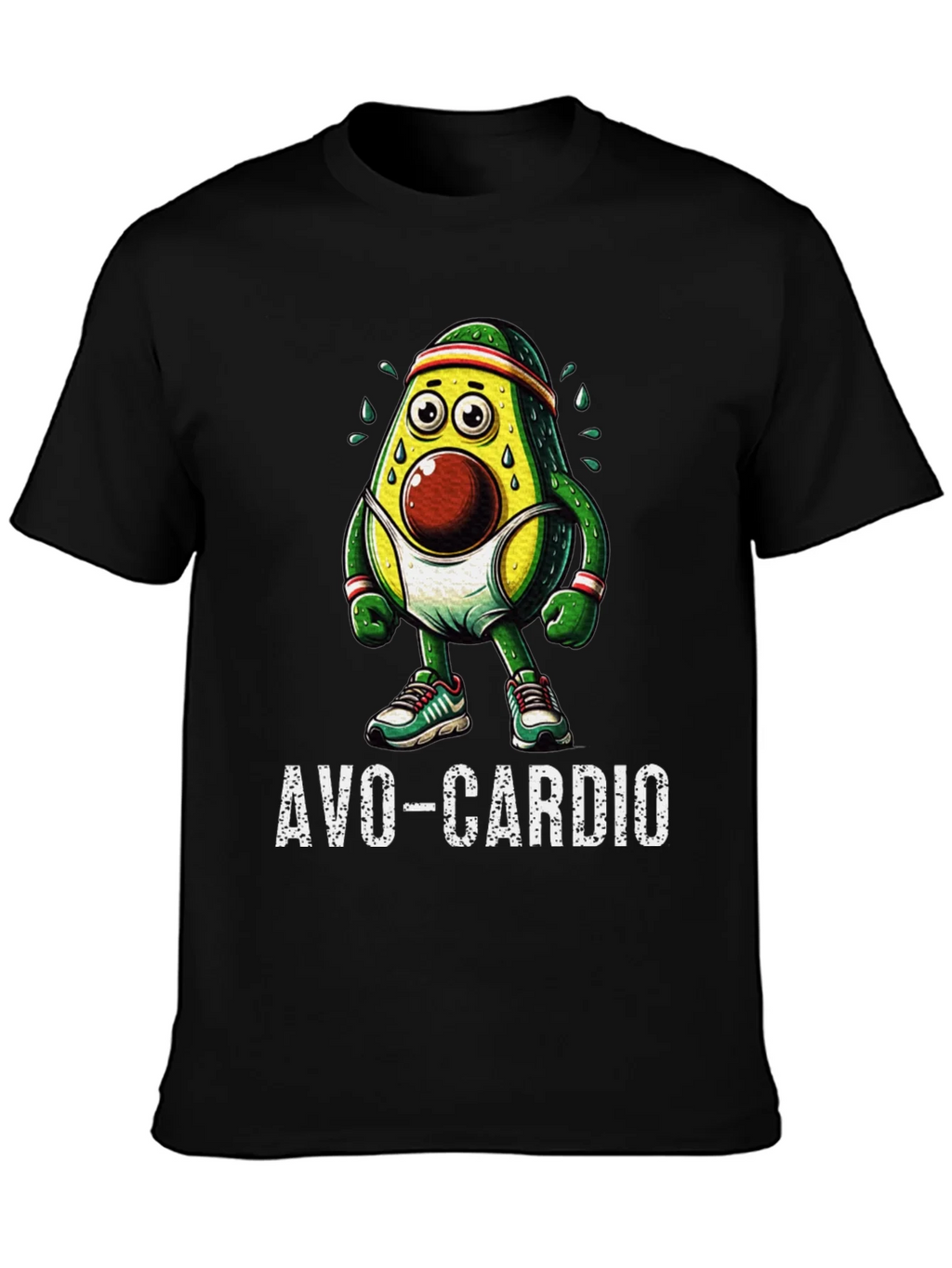 Avo-Cardio Funny Workout Graphic Tee product image 3