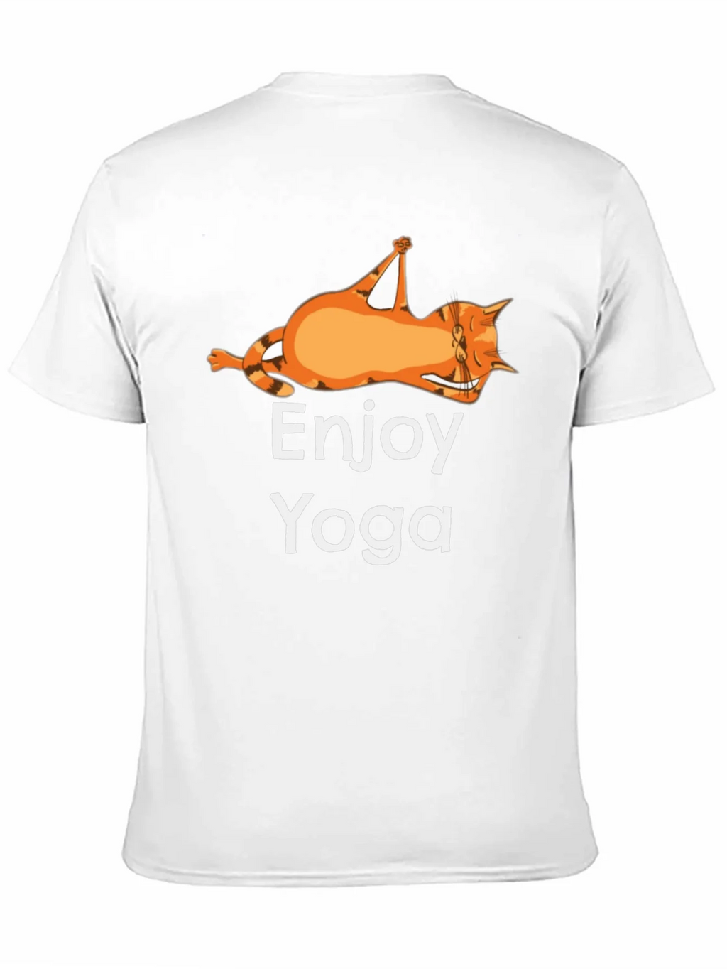 Enjoy Yoga Cat T-Shirt Funny Graphic Tee product image 6