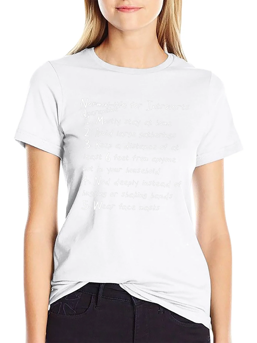 Introvert Quarantine Rules Graphic T-Shirt product image 8