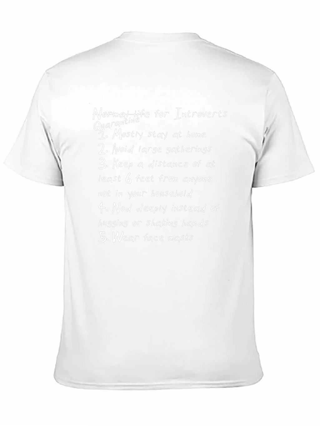 Introvert Quarantine Rules Graphic T-Shirt product image 10