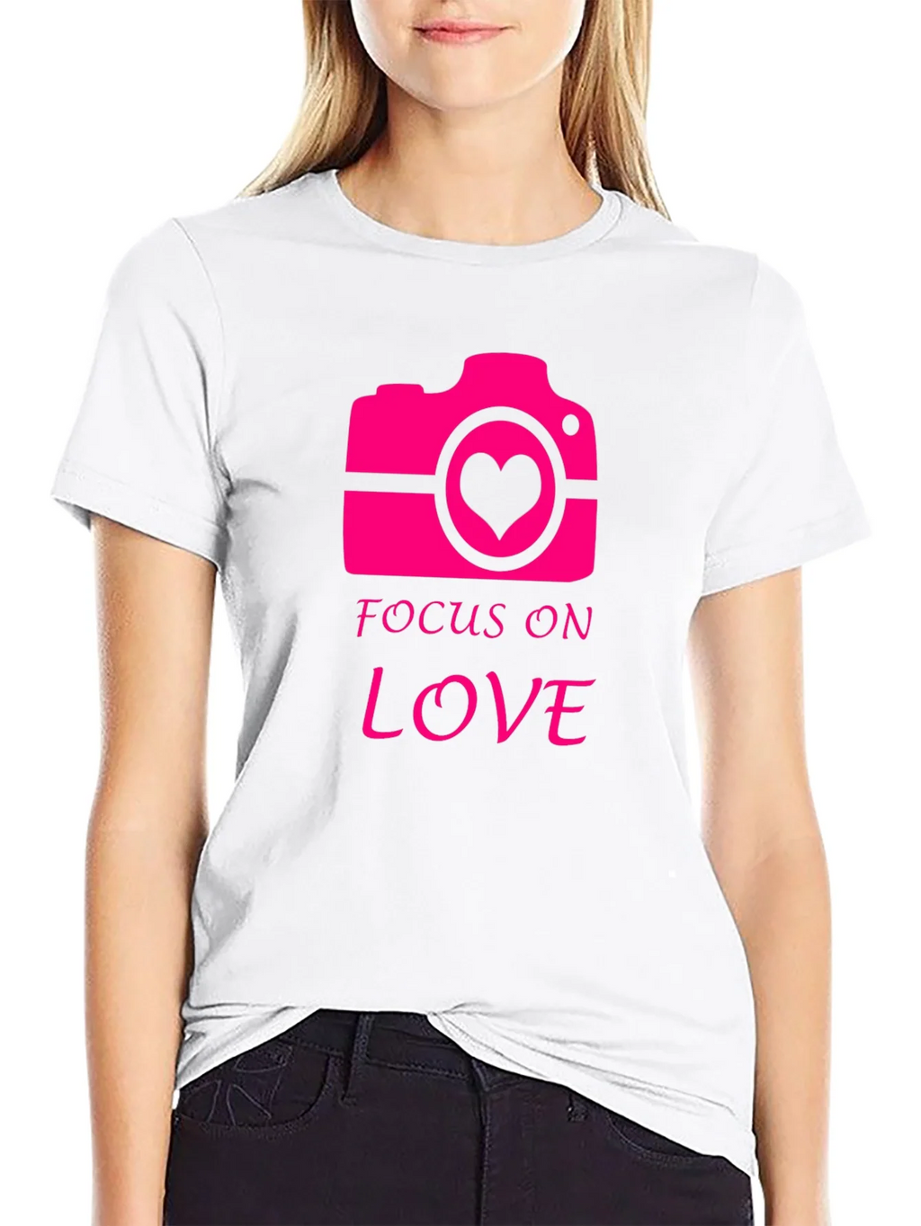 Focus on Love Camera Graphic T-Shirt product image 7
