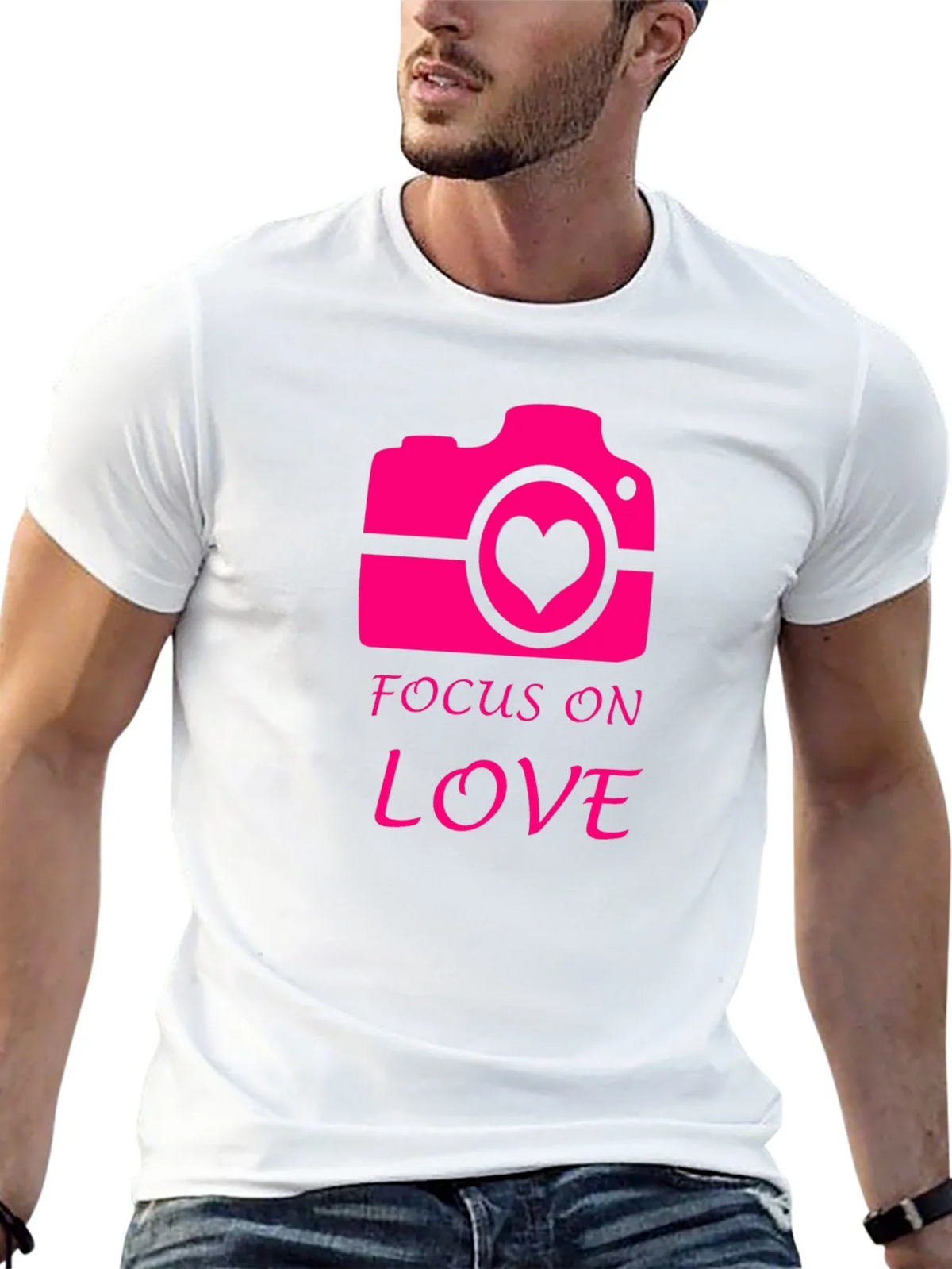 Focus on Love Camera Graphic T-Shirt product image 10