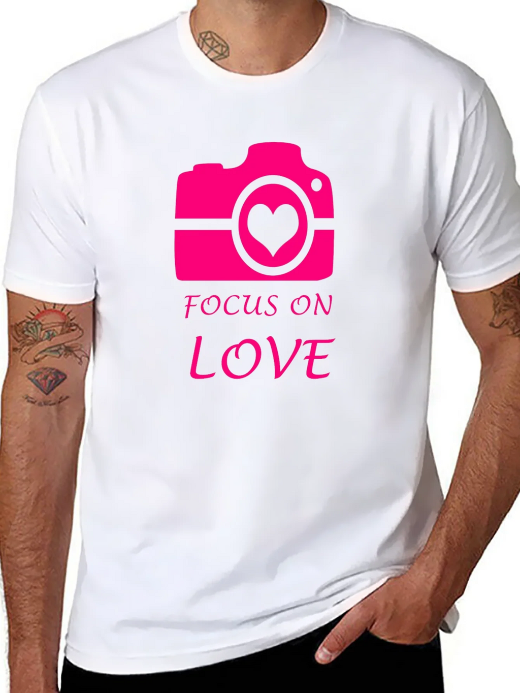 Focus on Love Camera Graphic T-Shirt product image 6
