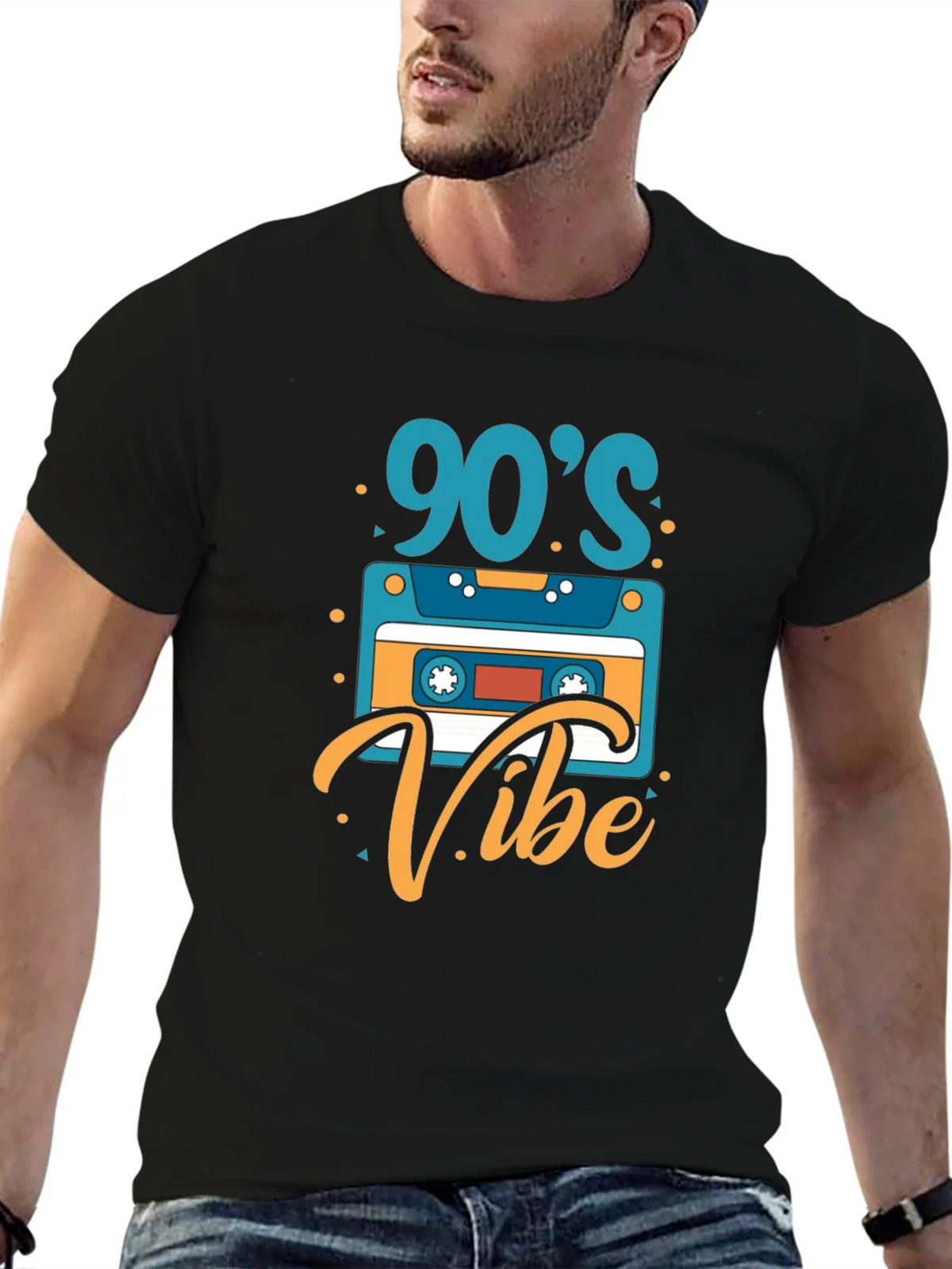 90s Vibe Graphic Tee - Retro Cassette T-Shirt product image 4