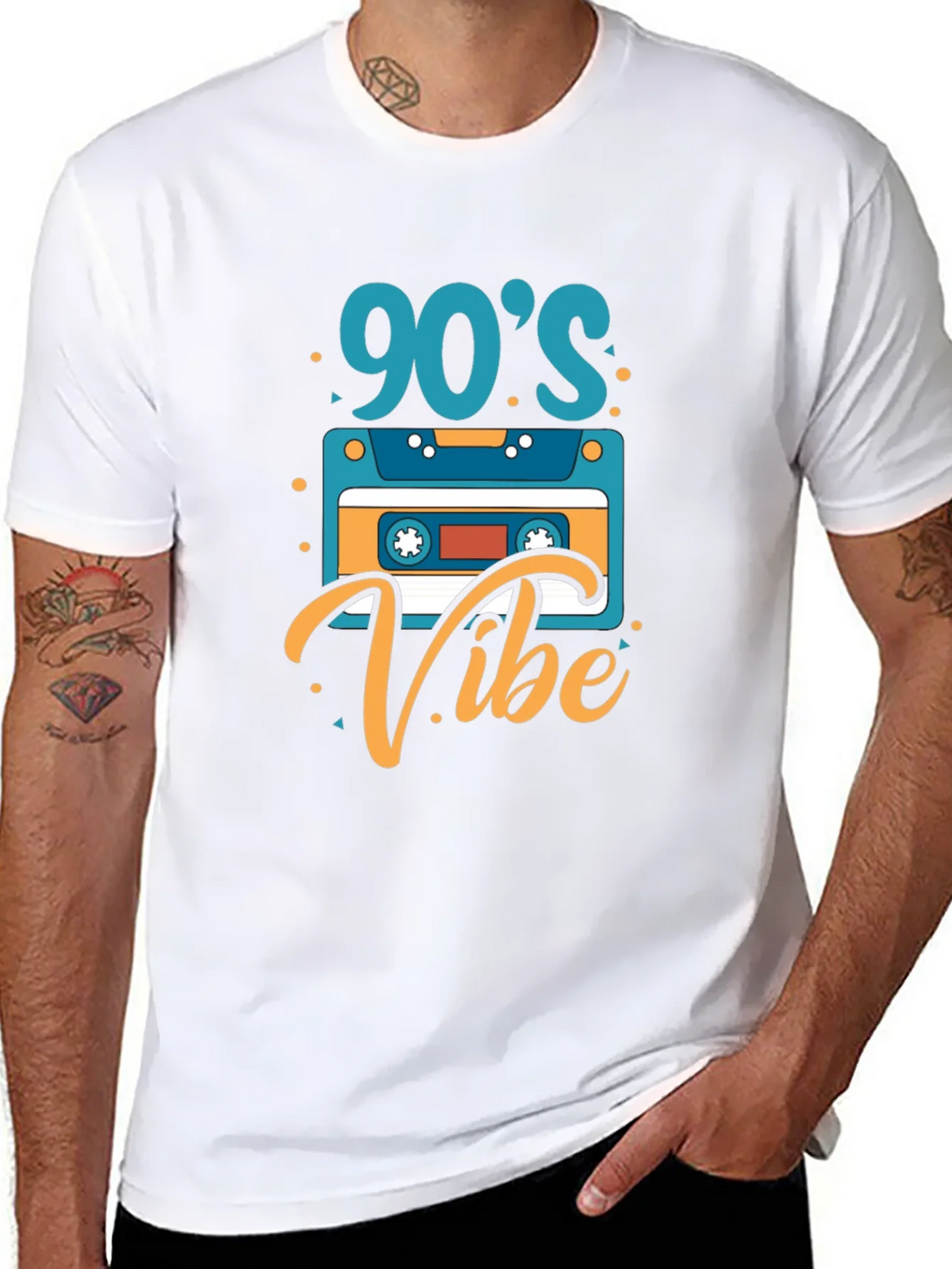 90s Vibe Graphic Tee - Retro Cassette T-Shirt product image 5