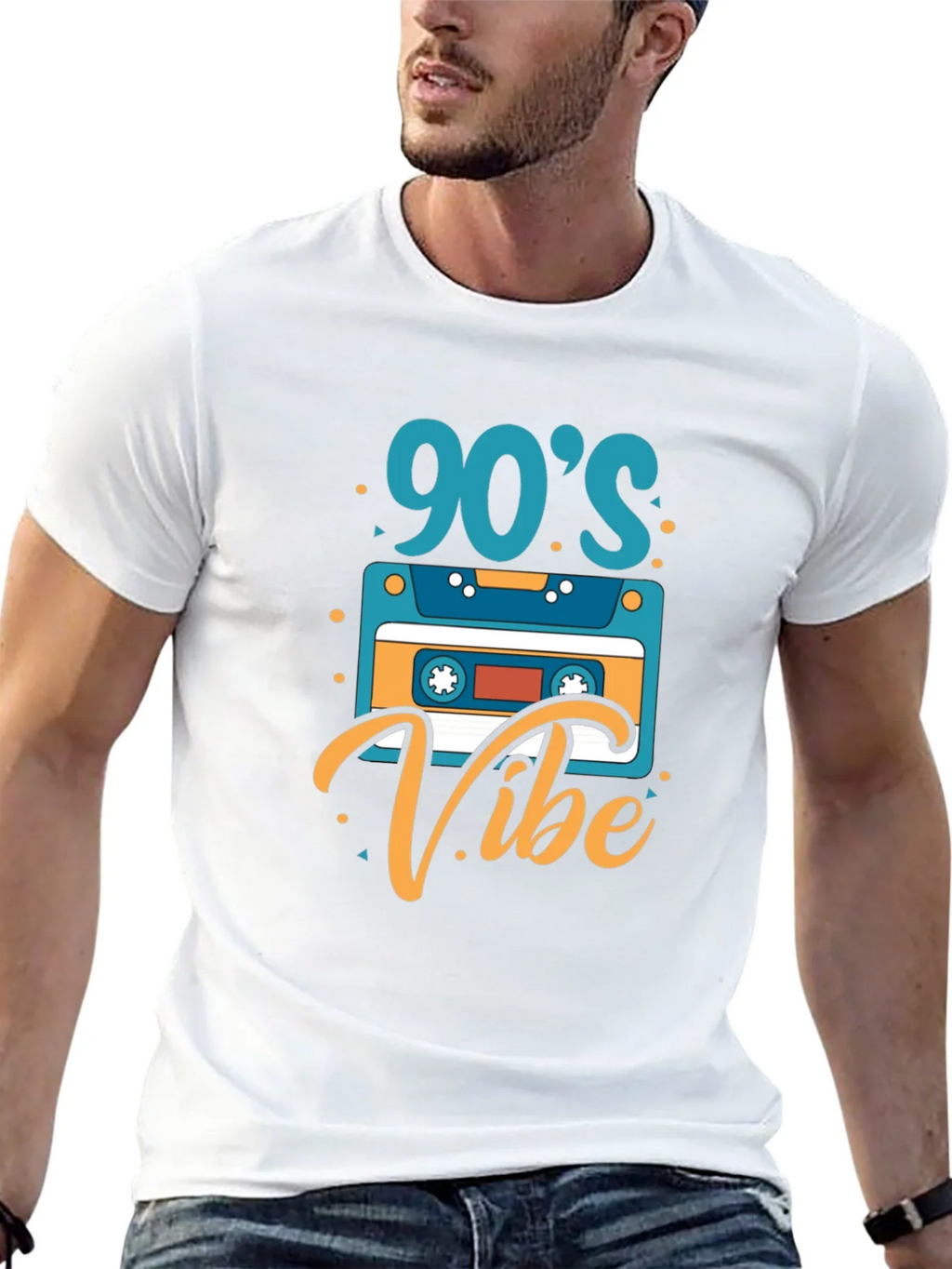 90s Vibe Graphic Tee - Retro Cassette T-Shirt product image 9