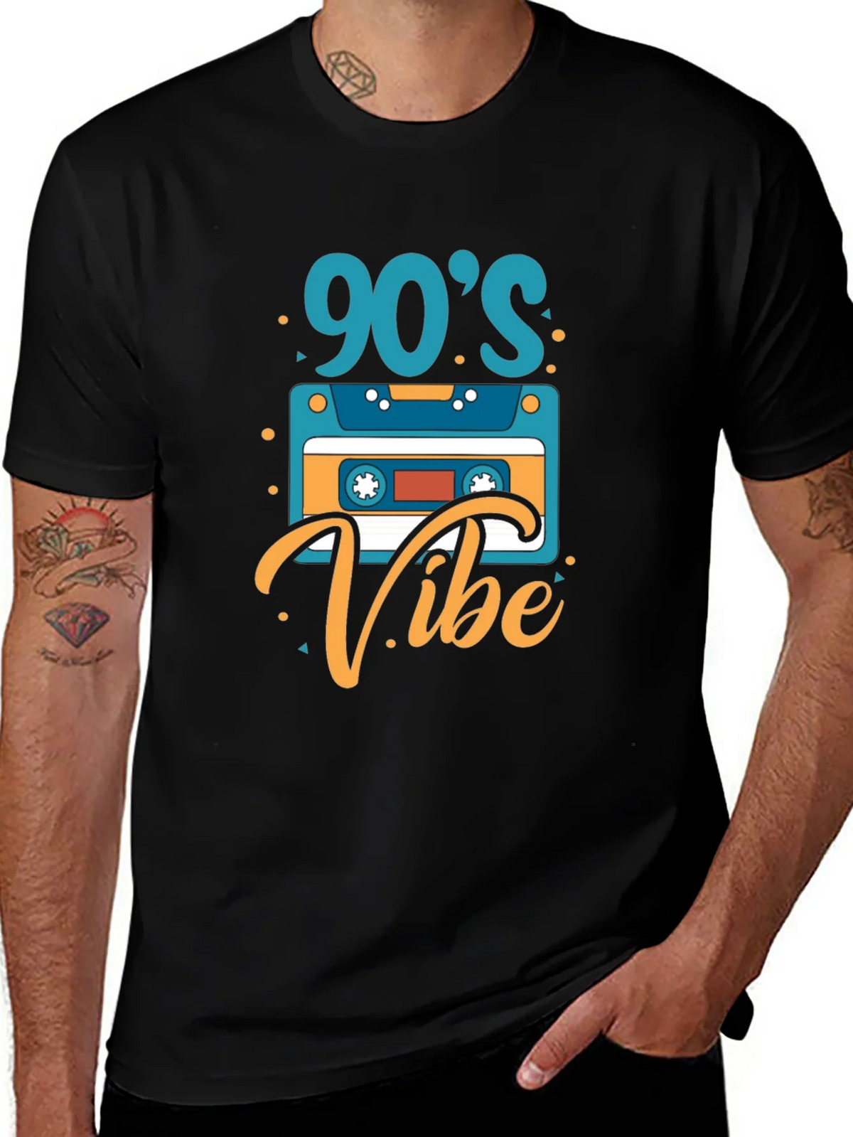 90s Vibe Graphic Tee - Retro Cassette T-Shirt product image 1