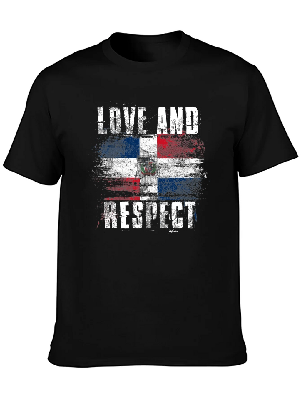 Dominican Republic Pride T-Shirt - Love and Respect Flag Tee product image 3