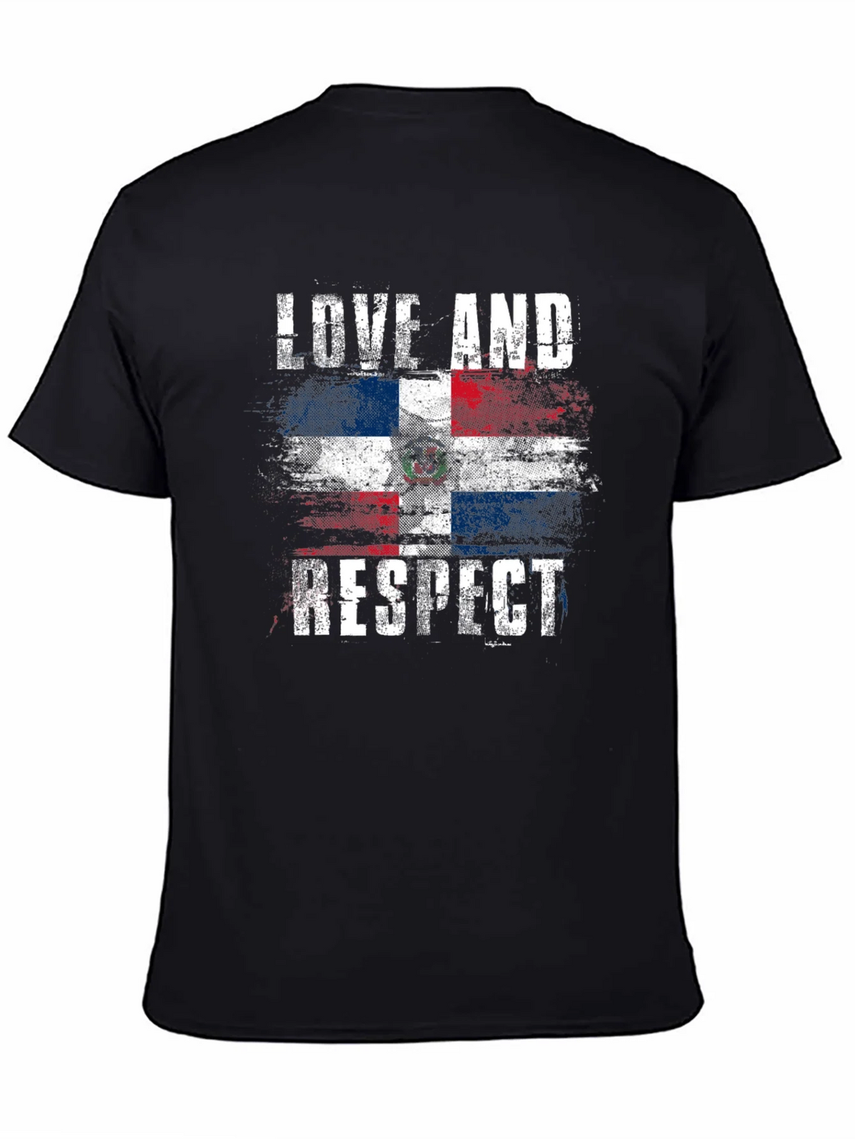 Dominican Republic Pride T-Shirt - Love and Respect Flag Tee product image 4