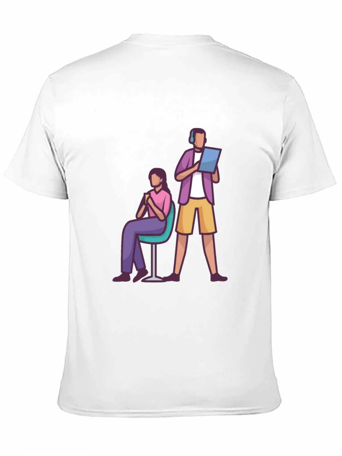 Teamwork Graphic T-Shirt - Black Casual Tee product image 10