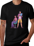 Teamwork Graphic T-Shirt - Black Casual Tee product image 1