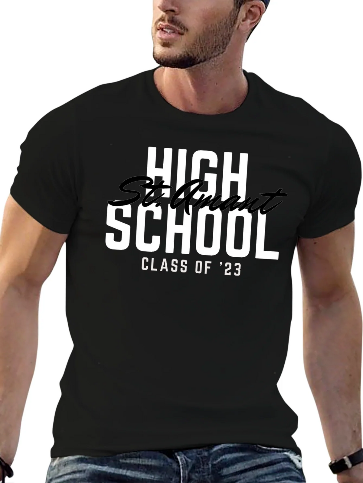 St. Amant High School Class of 23 Black T-Shirt product image 6