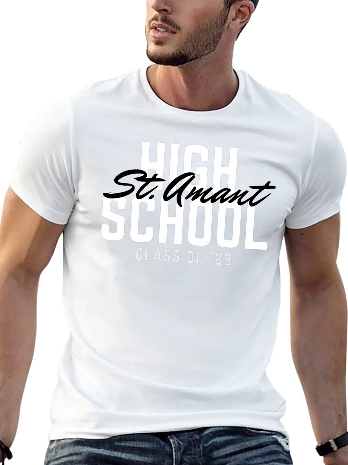 St. Amant High School Class of 23 Black T-Shirt product image 12