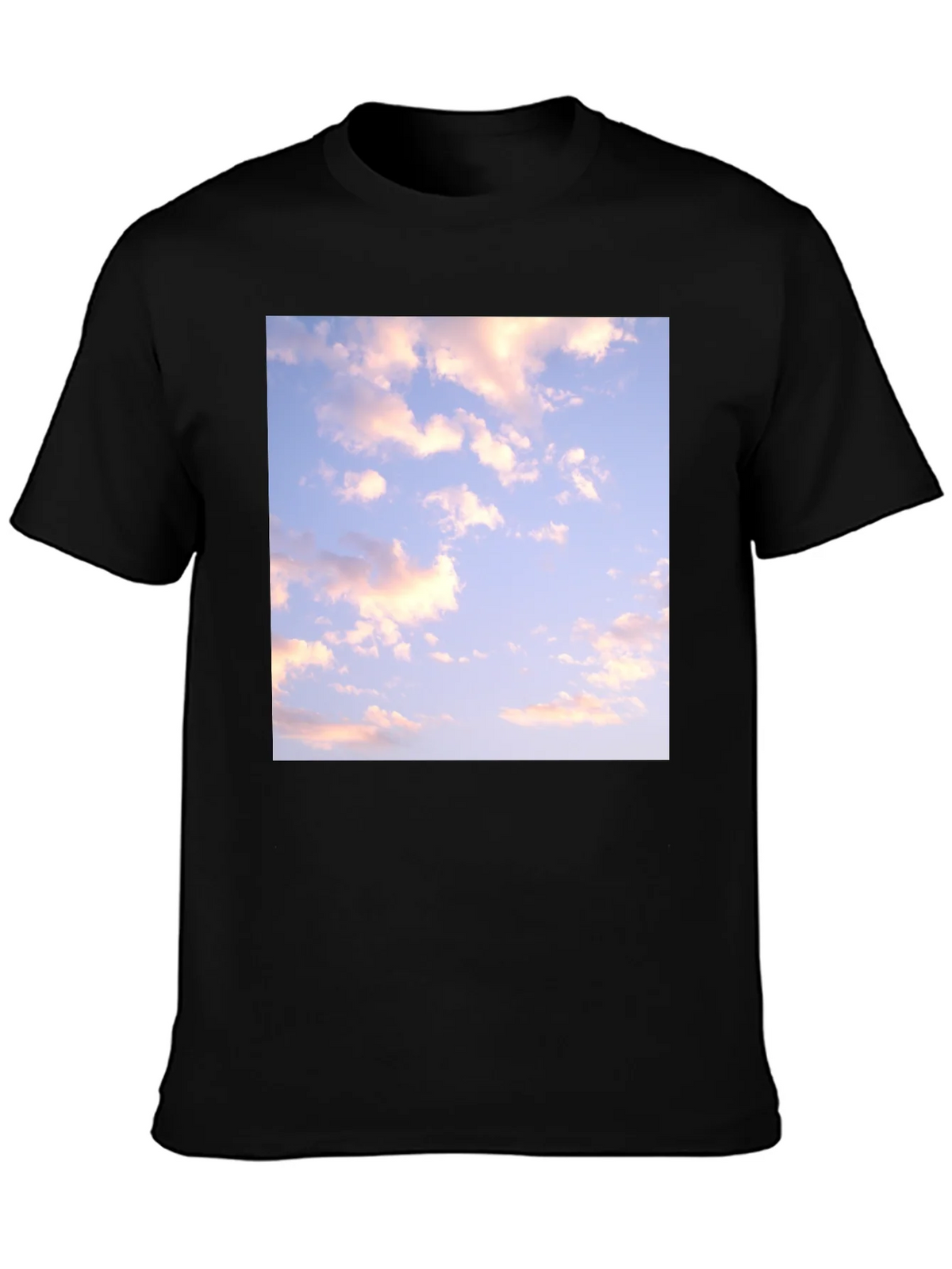 Cloudscape Graphic Tee - Black Cotton Blend product image 3