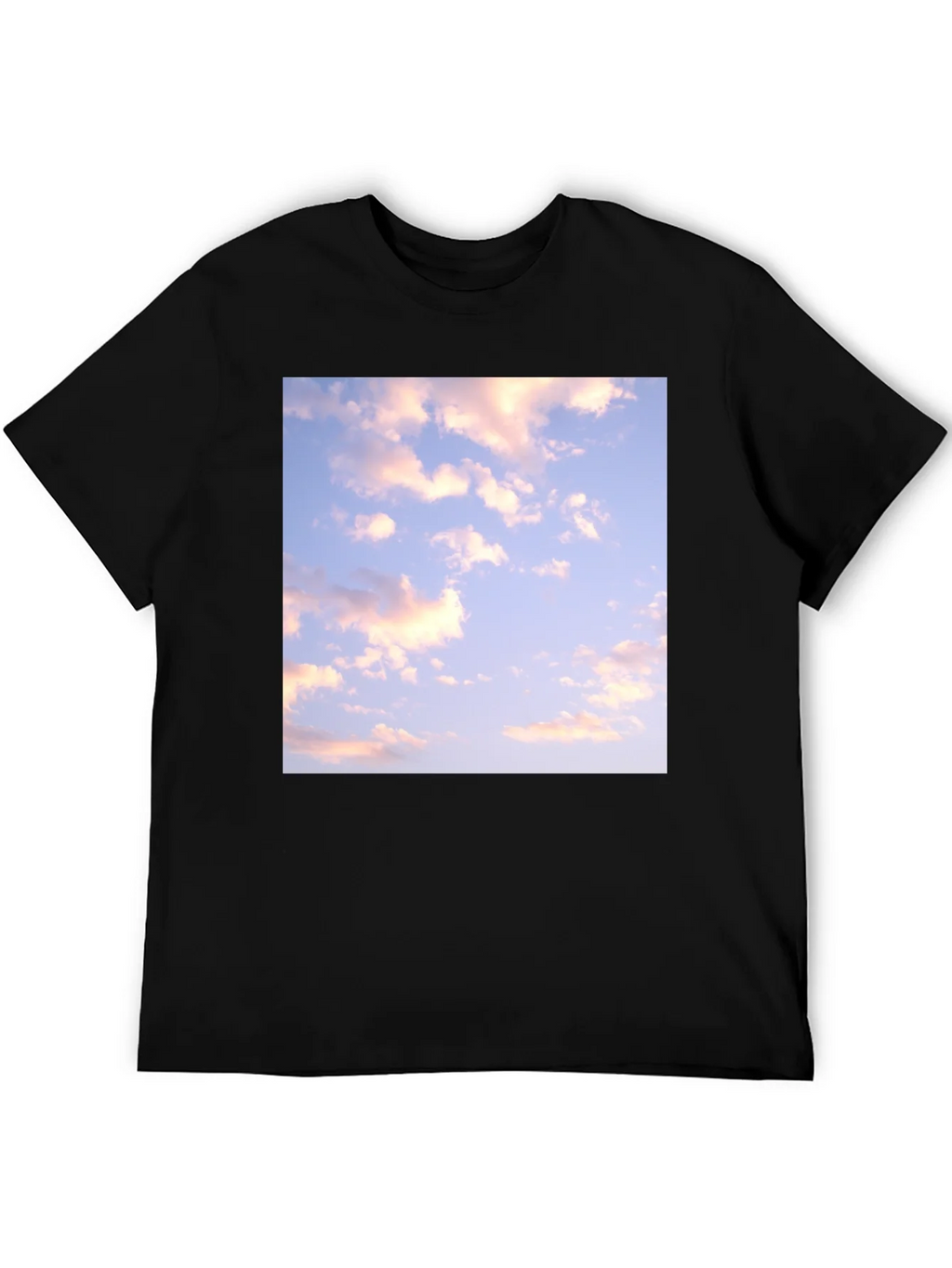 Cloudscape Graphic Tee - Black Cotton Blend product image 5