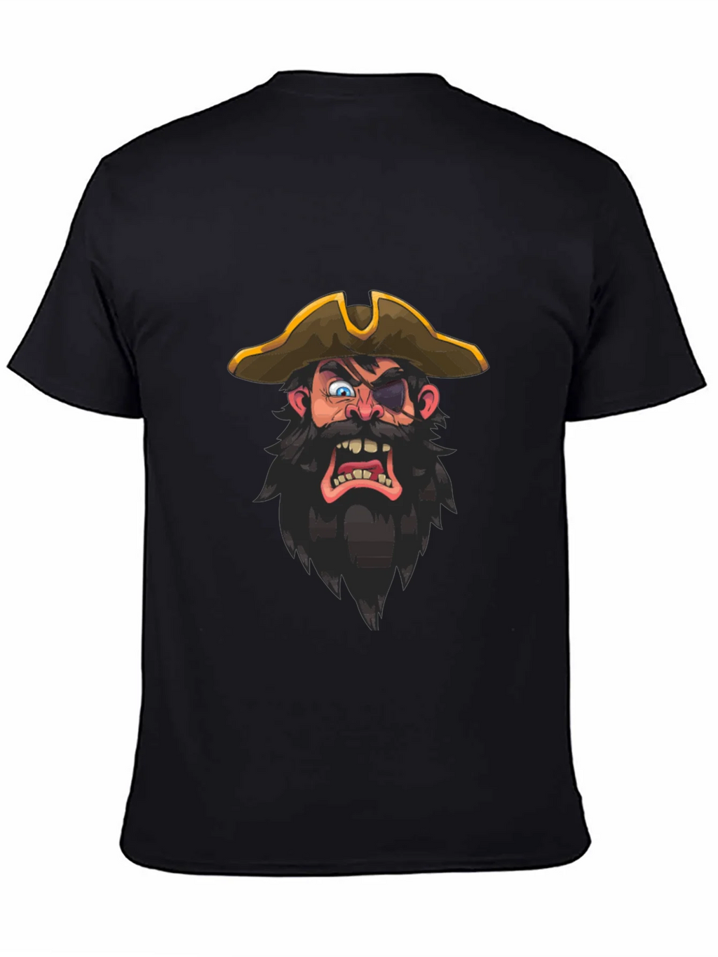 Pirate Graphic Tee - Mens Black T-Shirt product image 2