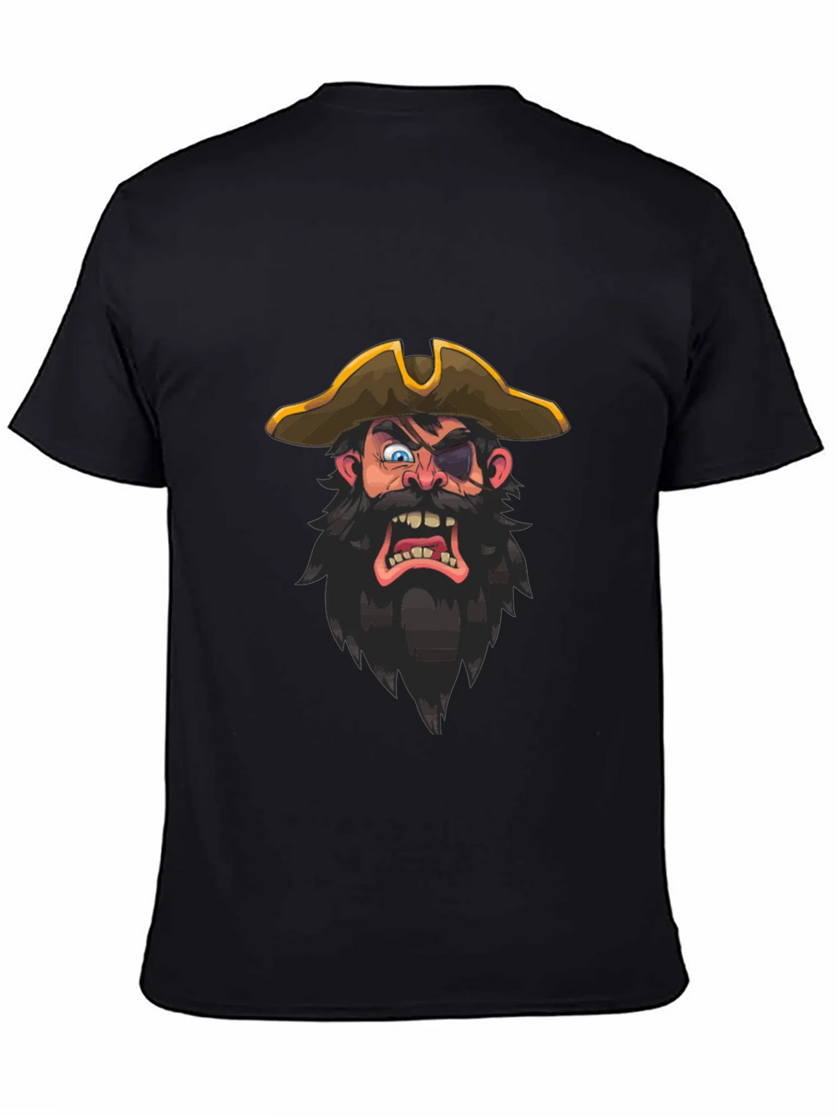 Pirate Graphic Tee - Mens Black T-Shirt product image 2