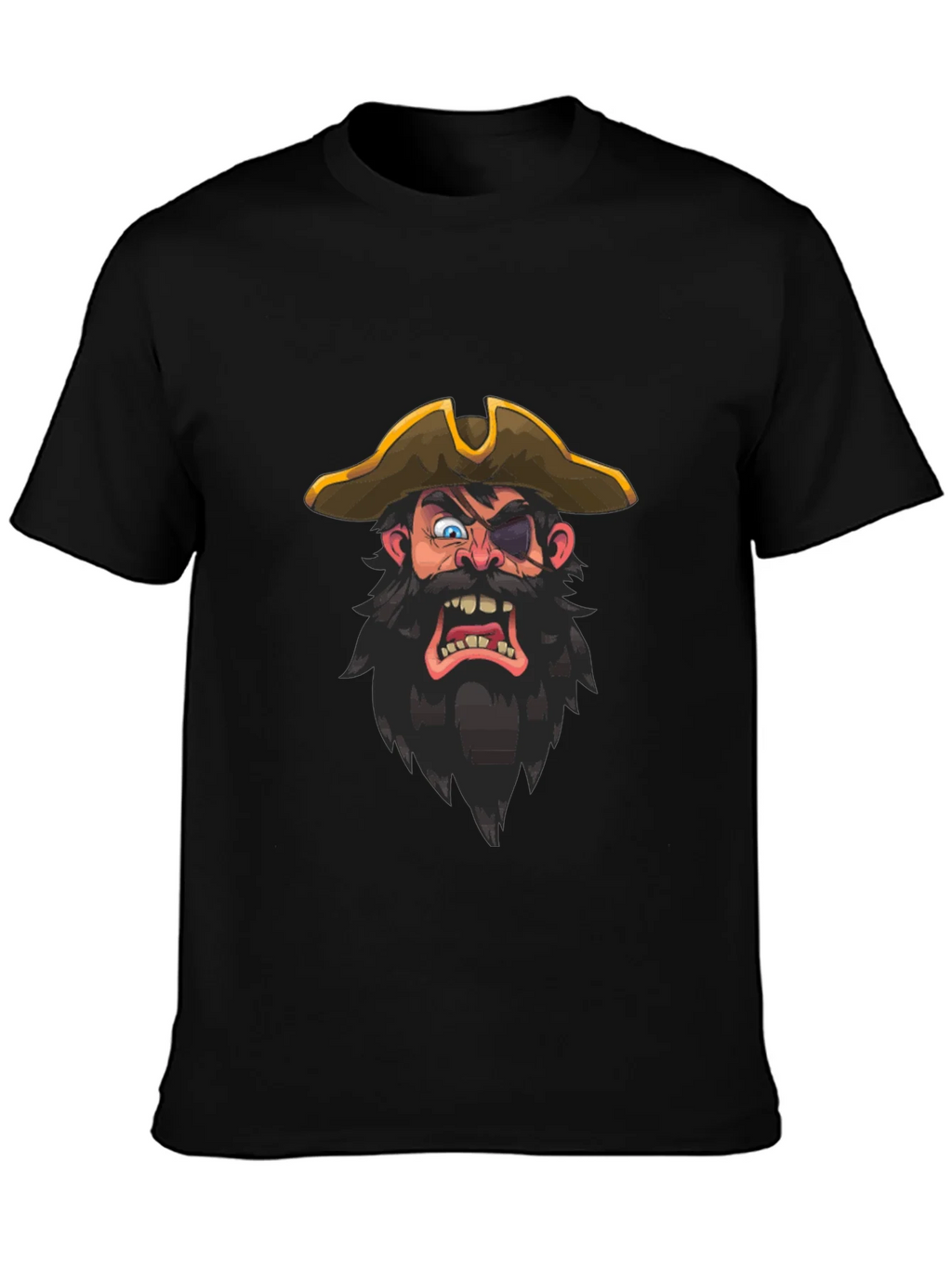 Pirate Graphic Tee - Mens Black T-Shirt product image 1