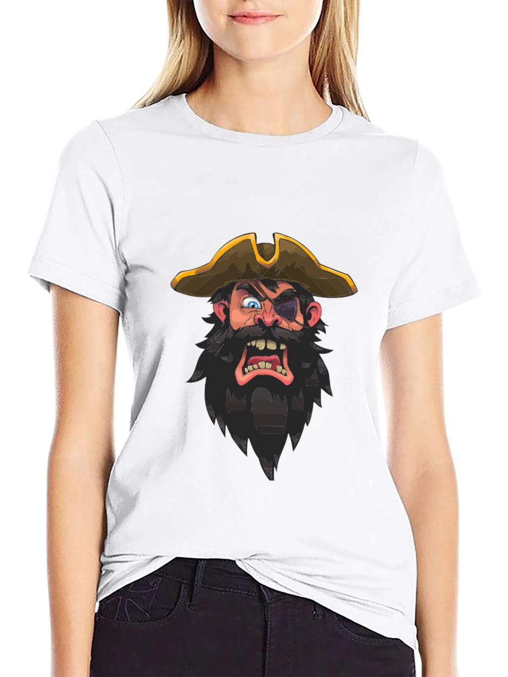 Pirate Graphic Tee - Mens Black T-Shirt product image 4