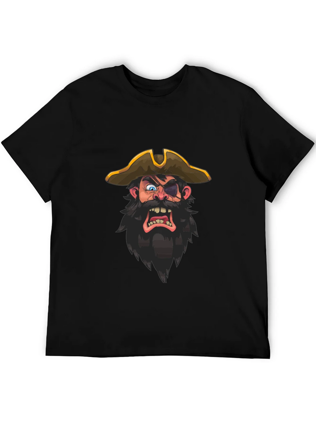 Pirate Graphic Tee - Mens Black T-Shirt product image 3