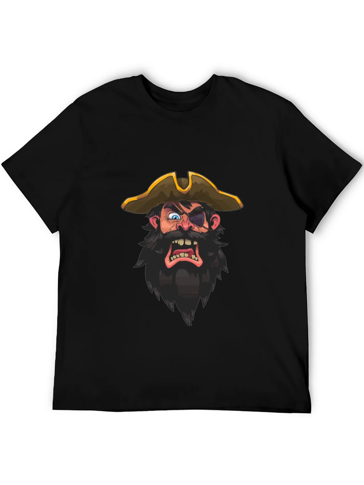 Pirate Graphic Tee - Mens Black T-Shirt product image 3