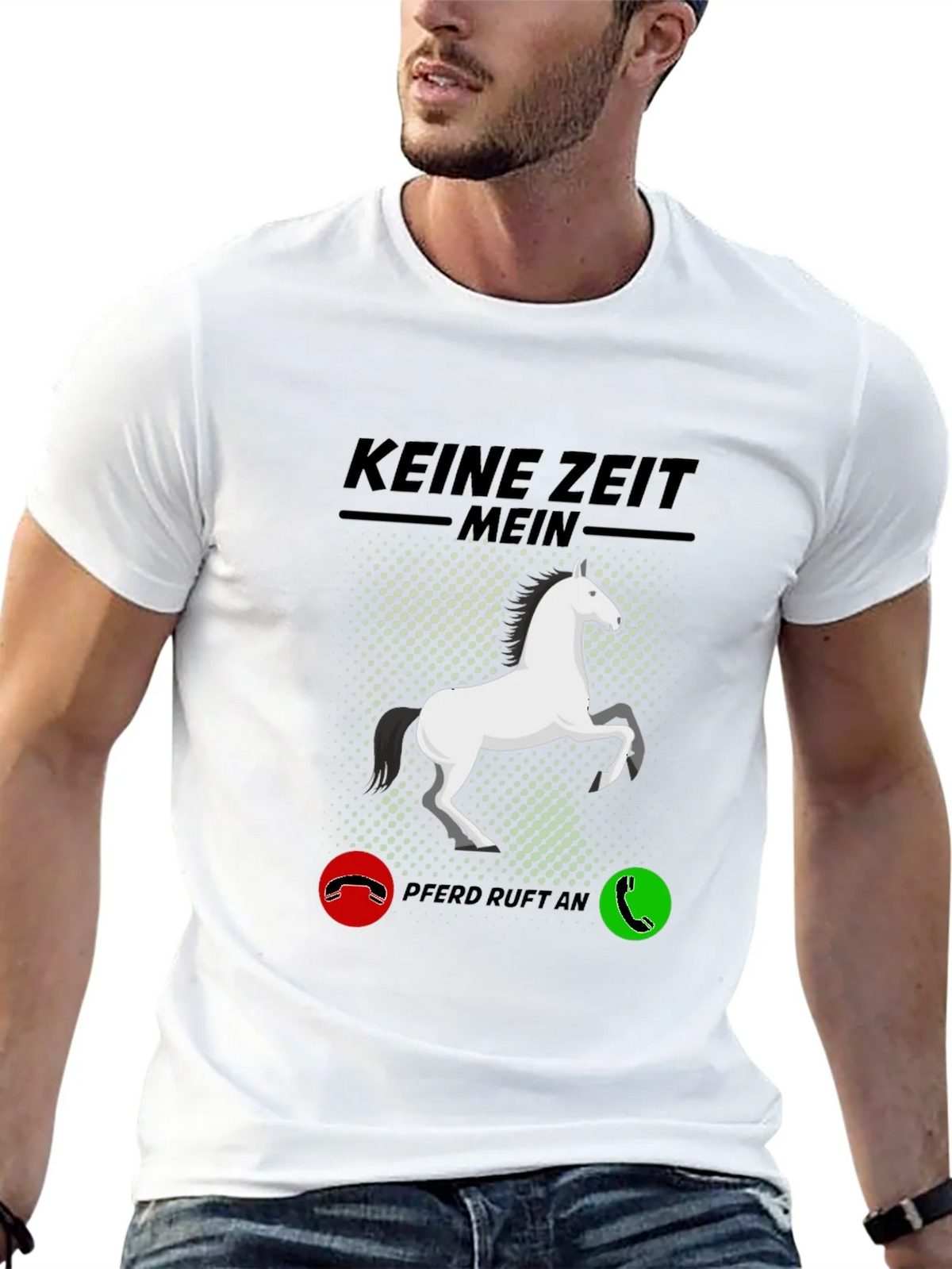 Horse Lover T-Shirt - Keine Zeit Mein Pferd Ruft An product image 12