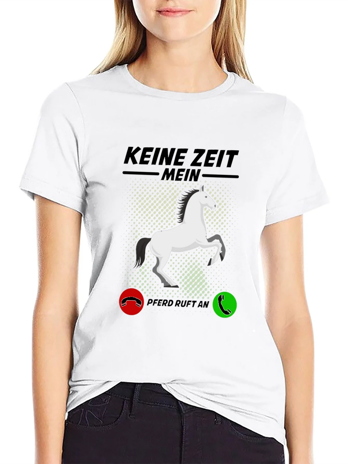 Horse Lover T-Shirt - Keine Zeit Mein Pferd Ruft An product image 8