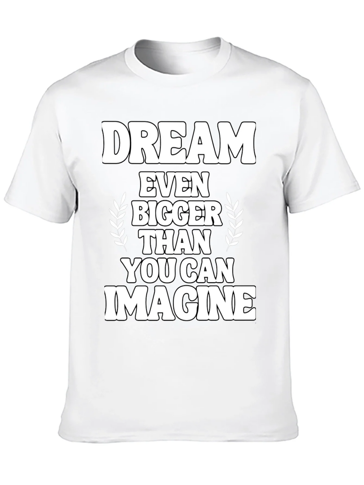 Dream Bigger Graphic Tee - Inspirational Black T-Shirt product image 9