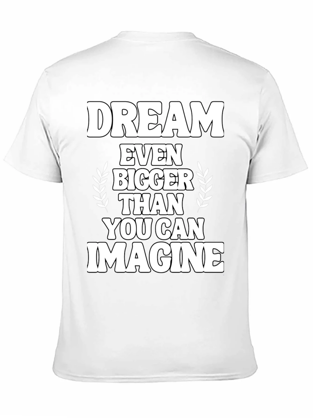 Dream Bigger Graphic Tee - Inspirational Black T-Shirt product image 10