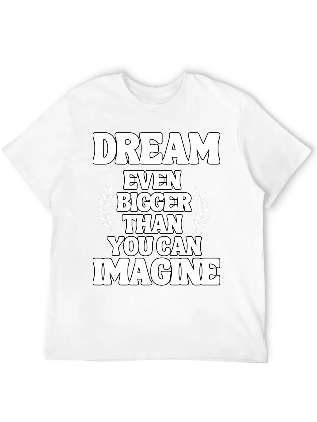 Dream Bigger Graphic Tee - Inspirational Black T-Shirt product image 11