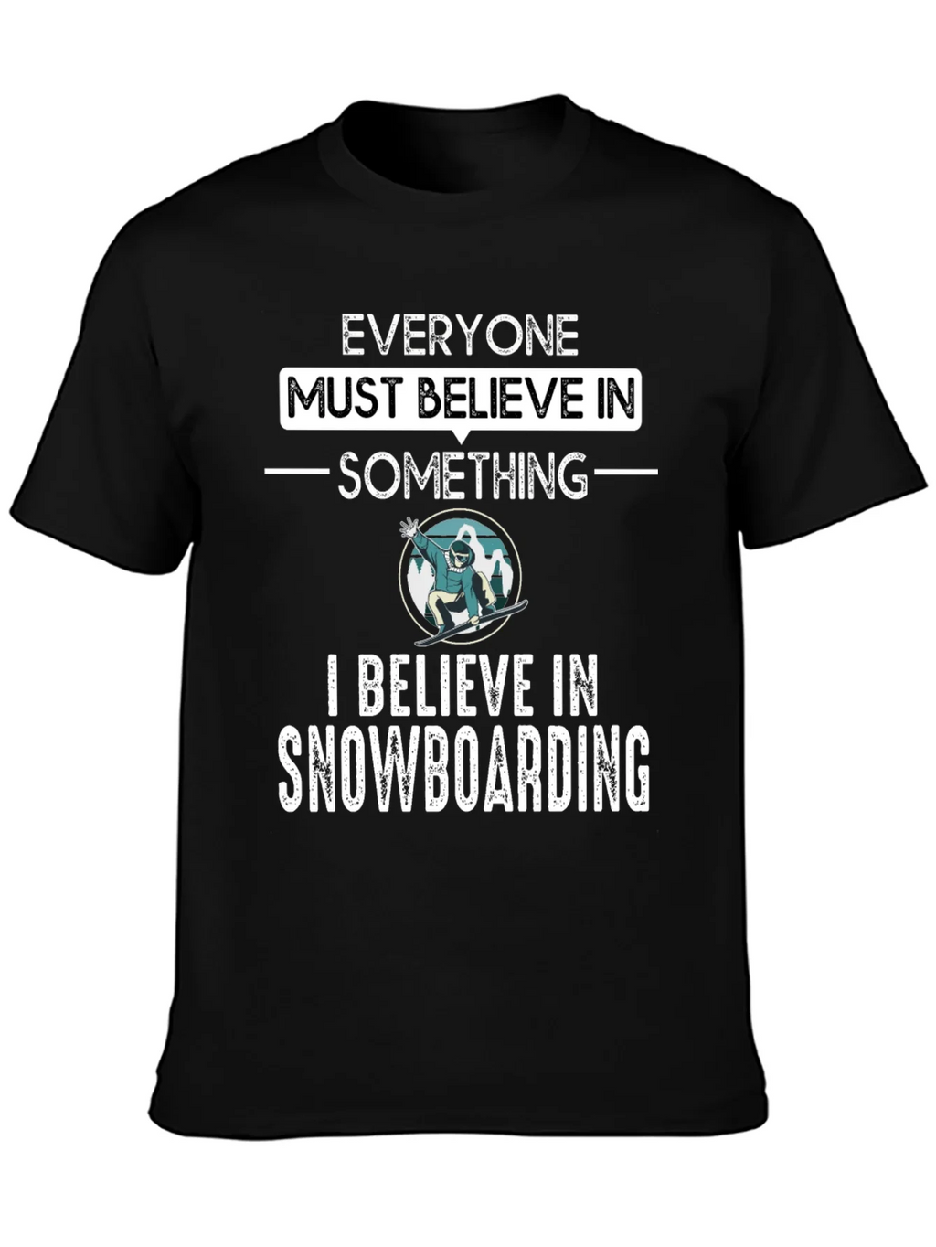 Snowboarding Believer Graphic Tee product image 3