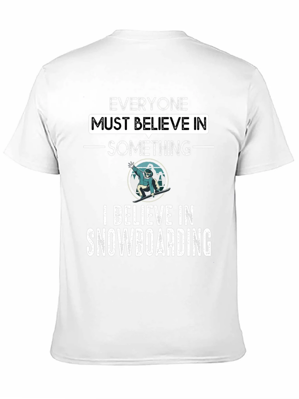 Snowboarding Believer Graphic Tee product image 10