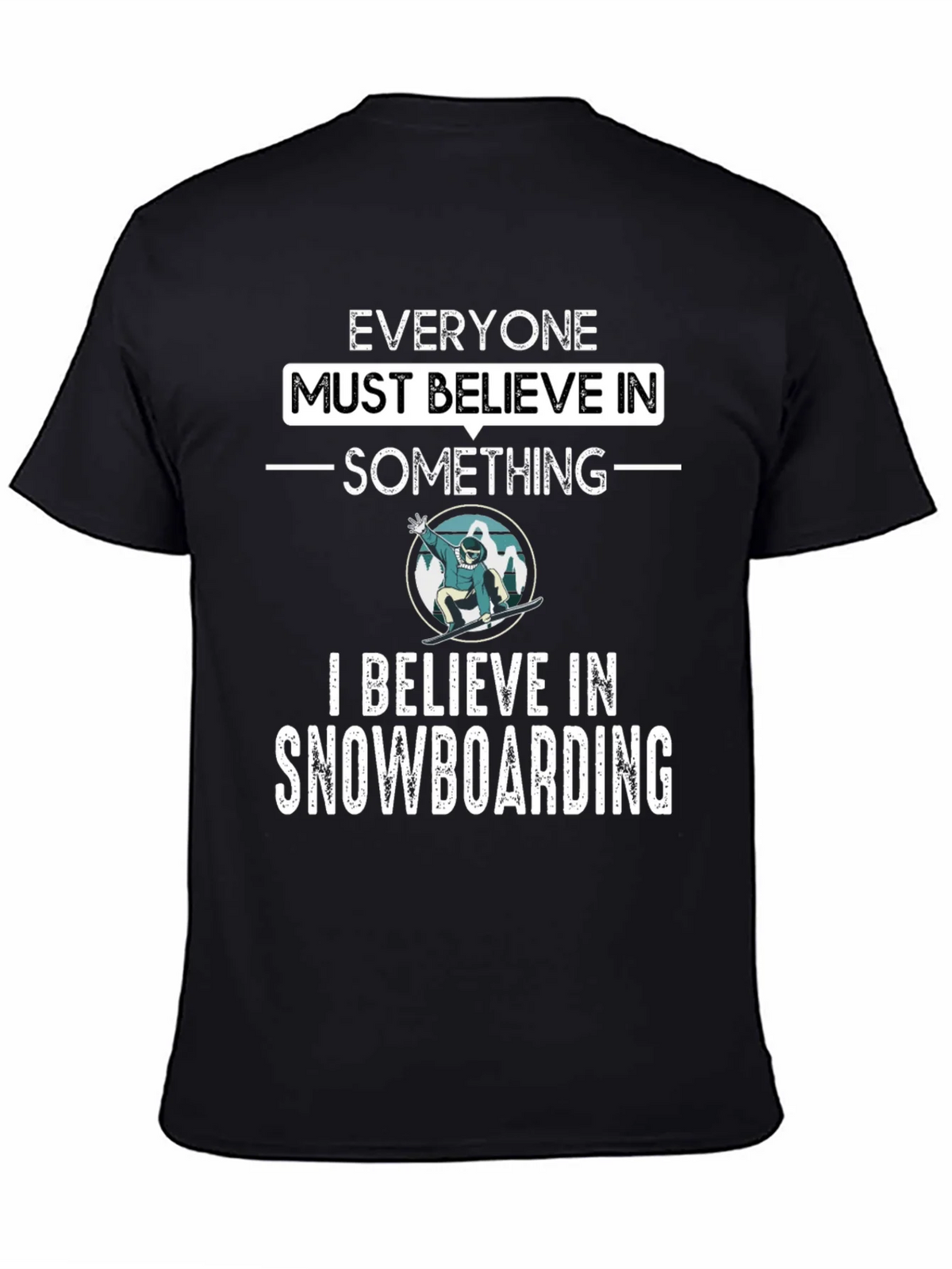 Snowboarding Believer Graphic Tee product image 4
