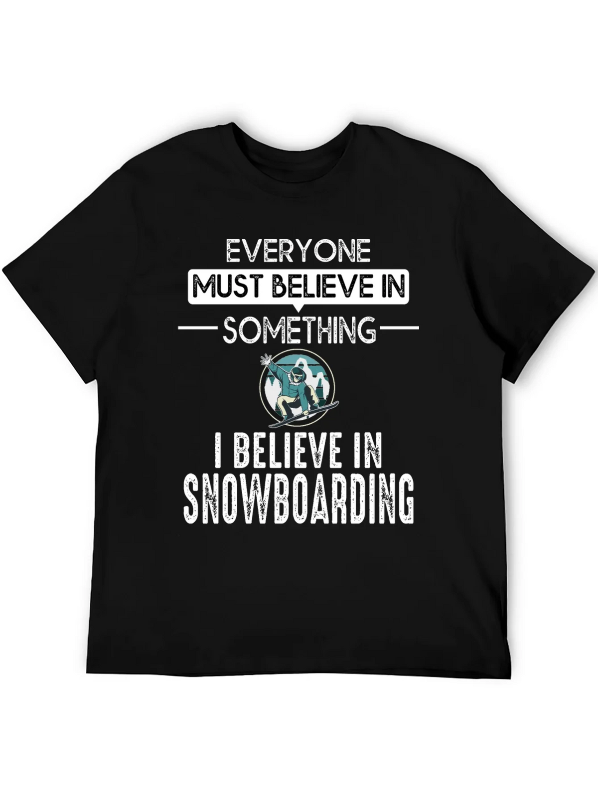 Snowboarding Believer Graphic Tee product image 5